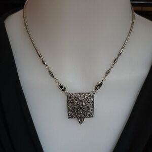Gothic Revival Medallion Pendant Necklace